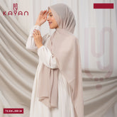Long Plain Chiffon - Bone Beige